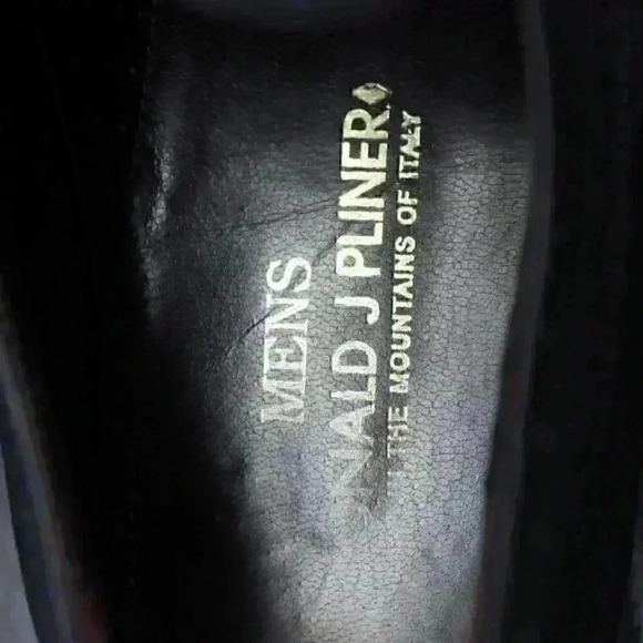 Donald Plinier Emerik Men’s Black Distressed Leath - Picture 8 of 12